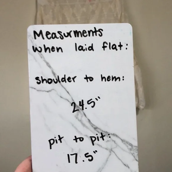 Eight sixty boho cream lace long sleeve top size small - Picture 7 of 7